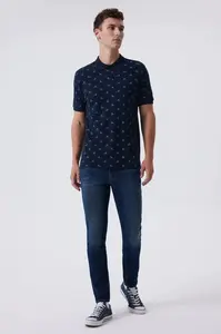 Lee Cooper Shark Men's Pique Polo Collar T-Shirt