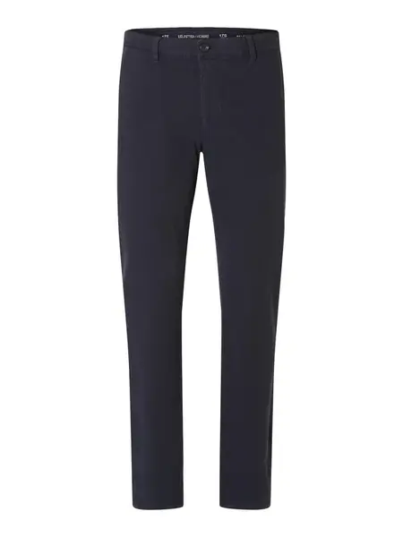 SELECTED Chino nohavice 'MILES'  námornícka modrá