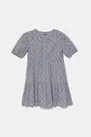 Dívčí šaty United Colors of Benetton fialová barva, mini, 4KEUCV03E
