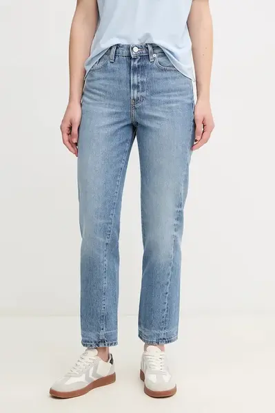 Džíny Tommy Hilfiger dámské, high waist, WW0WW44355