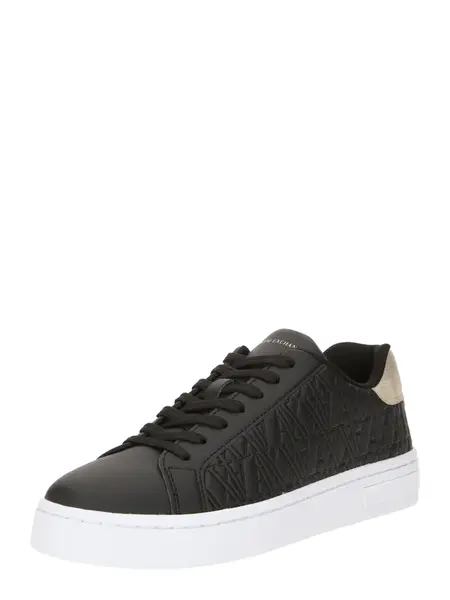 ARMANI EXCHANGE Nízke tenisky  zlatá / čierna