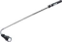 BGS technic Magnetický vytahovák předmětů výsuvný a ohebný, nosnost 1 kg, se svítilnou - BGS 9303