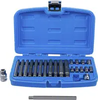 BGS technic Bity RIBE 3/8", M5-M14, krátké a dlouhé, sada 22 dílů - BGS 5013