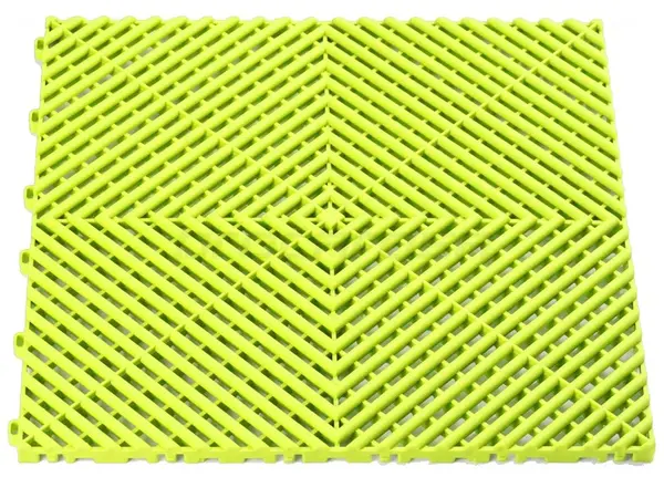 Plastová dlaždice, perforovaná, modulární, 40 x 40 x 1,8 cm, různé barvy - Procarosa Barva: limetková