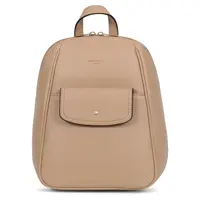 Elegantný dámsky batoh Hexagon Fleur - béžová