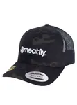 Meatfly kšiltovka MF Logo Trucker Black Multicam | Černá | Velikost One Size
