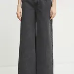 Džíny Liviana Conti dámské, černá barva, F5SY75