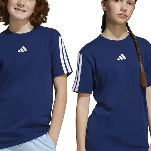 Dětské bavlněné tričko adidas tmavomodrá barva, JD6490