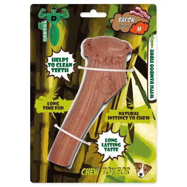 Hračka Mr. Dental žvýkací bambone paroh slanina M