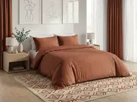 Bavlnené obliečky CALMORA hnedé Rozmer obliečky: 2 ks 70 x 90 cm | 160 x 200 cm