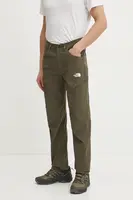 Outdoorové kalhoty The North Face Exploration zelená barva, NF0A8BR321L1