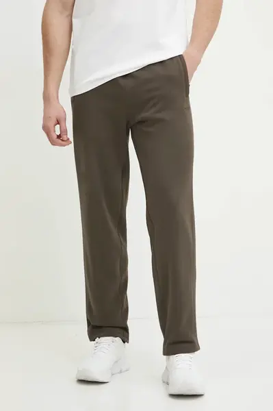 Bavlněné tepláky adidas Originals Essential zelená barva, JD3318