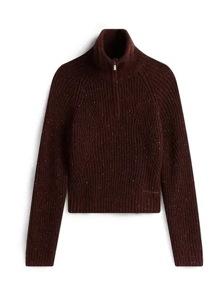 Tommy Jeans Sveter  čokoládová