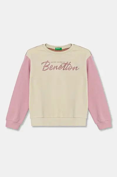 Dětská bavlněná mikina United Colors of Benetton