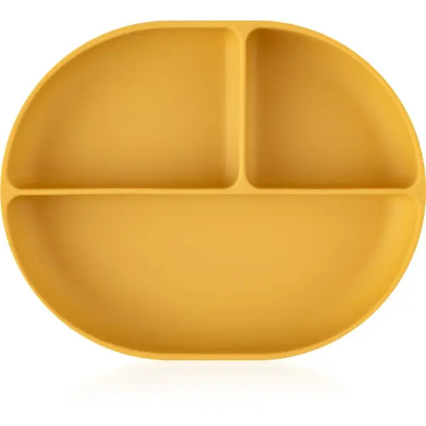 Petite&Mars Take&Match 6m+ dělený talíř s přísavkou Intense Ochre 1 ks