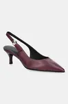 Kožené lodičky Furla Sfera Slingback