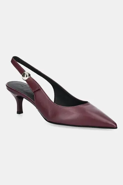 Kožené lodičky Furla Sfera Slingback