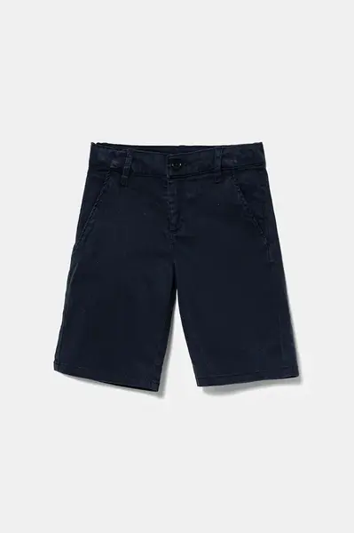 Dětské kraťasy Guess tmavomodrá barva, nastavitelný pas, N5GD15 WF7H0