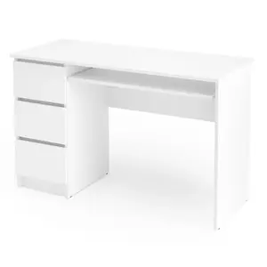 Písací stôl Cino biela