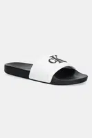 Pantofle Calvin Klein Jeans SLIDE JELLY MONO PU pánské, černá barva, YM0YM01281