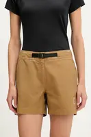 Outdoorové šortky Mammut Tamaro dámské, zelená barva, high waist, 1023-01180
