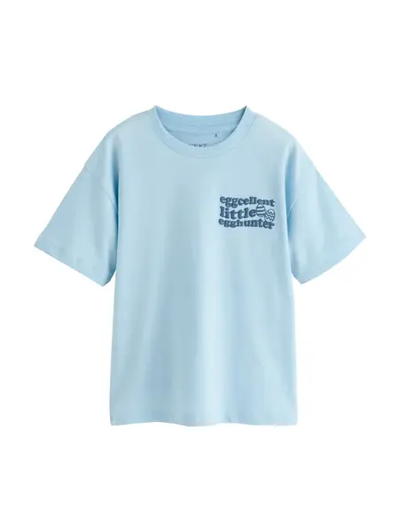 Next Tričko  modrá / svetlomodrá