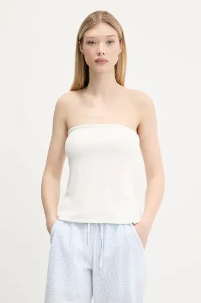 Top Abercrombie & Fitch dámský, béžová barva, KI139-5414