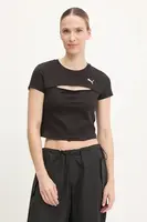Tričko Puma dámské, černá barva, 631164