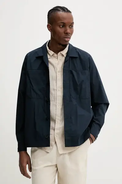 Bunda PS Paul Smith tmavomodrá barva, přechodná, M2R.432Z.P22340