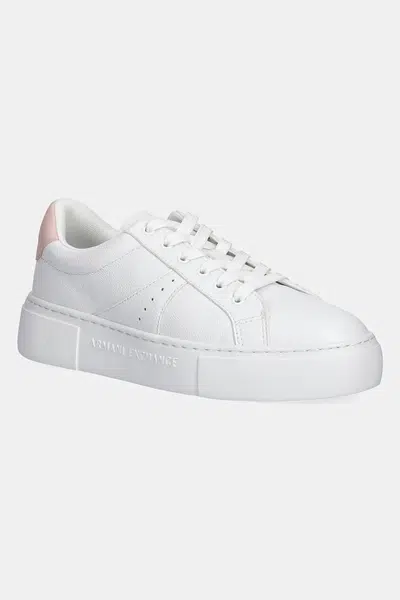 Sneakers boty Armani Exchange bílá barva, XDX179 XV930 U603