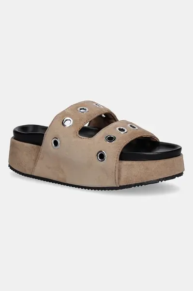 Semišové pantofle Inuikii Suede Studs