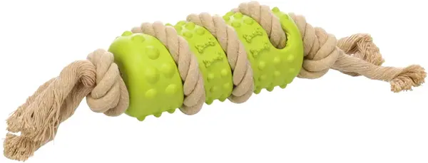 Flamingo Twirly gumená hračka s lanom L