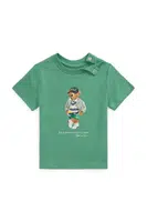 Tričko Polo Ralph Lauren zelená barva, 320973121001