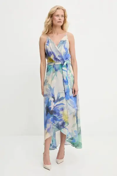 Šaty Answear.LAB modrá barva, maxi