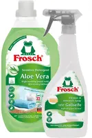 FROSCH Prací gél Aloe Vera Sensitive 1500 ml + Odstraňovač škvŕn „žlčové mydlo“ 500 ml