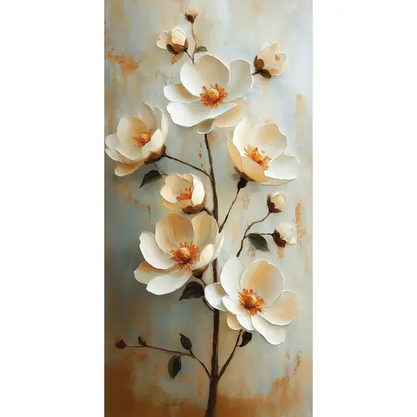 Euroart MALBA NA PLÁTNĚ, květiny, 20/40 cm