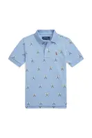 Polo tričko Polo Ralph Lauren modrá barva, 322971192001