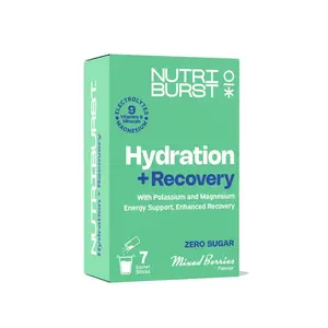 Nutriburst Elektrolyty Recovery hydratační nápoj s vitamíny 7 ks lesní plody