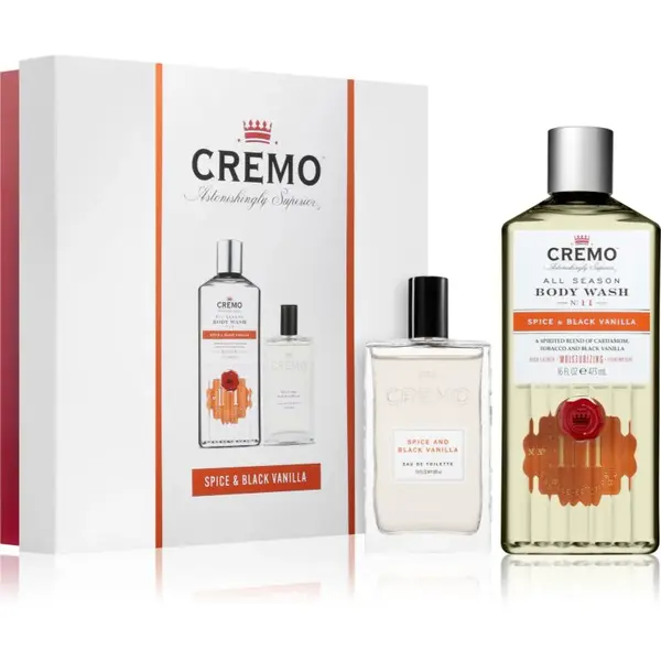 Cremo Spice & Black Vanilla dárková sada pro muže