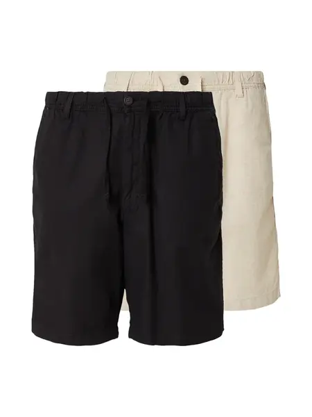 JACK & JONES Chino nohavice 'JPSTJAIDEN'  čierna / biela melírovaná