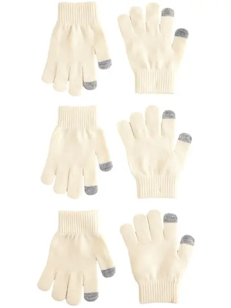 Next Rukavice  nebielená / sivá