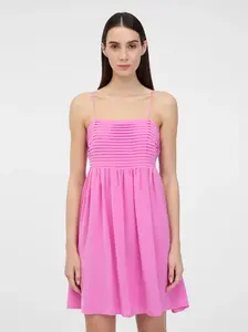 Ružové dámske šaty ku kolenám ORSAY