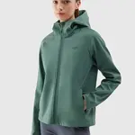 Women's windproof softshell jacket 5000 4F membrane - green