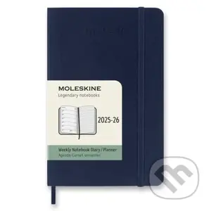 Moleskine – 18-mesačný plánovací zápisník (diár) 2025/2026 - modrý