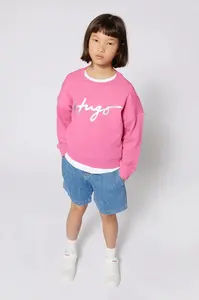 HUGO Dětské riflové kraťasy HUGO