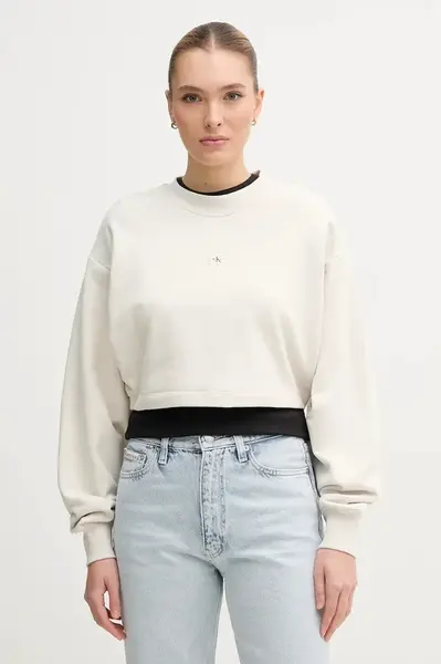 Calvin Klein Jeans Bavlnená mikina Calvin Klein Jeans