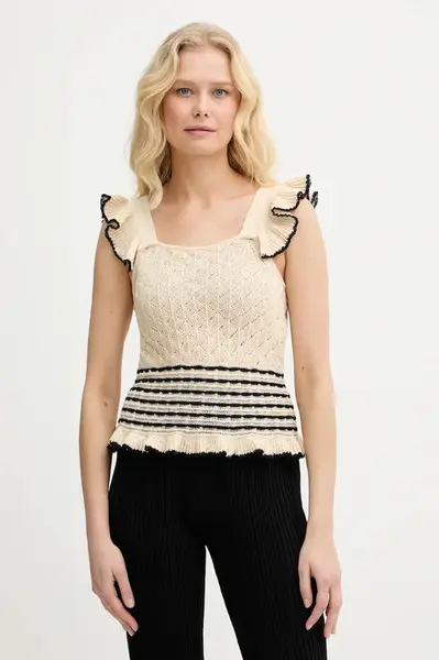 Twinset Top s příměsí lnu Twinset
