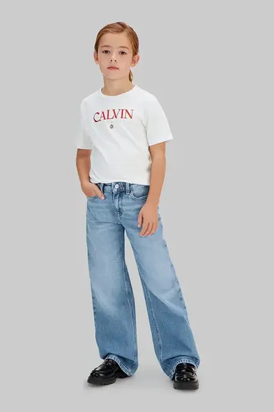 Detské rifle Calvin Klein Jeans HR WIDE
