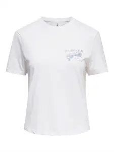 ONLY Tričko 'ONLDINA'  modrá / orgovánová / biela