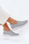 Boto Dámske Textilné Slip-On Tenisky Šedé Adiora